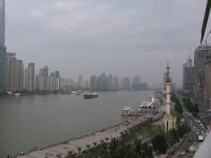Air Pollution over the Bund in Shanghai